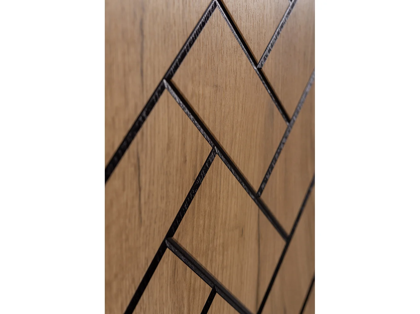 Meuble de salle de bain, Chêne Craft, 35 x 136 x 27 cm, poignées argentées