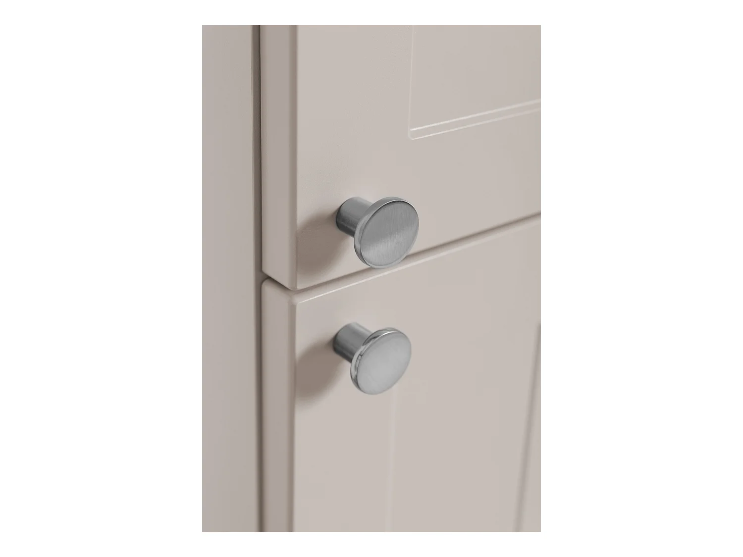 Meuble de salle de bain en cachemire de style classique 35 x 136 x 27 cm, poignée argentée