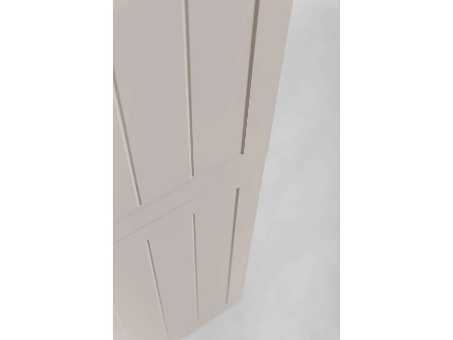 Meuble de salle de bain en cachemire de style classique 35 x 136 x 27 cm, poignée argentée