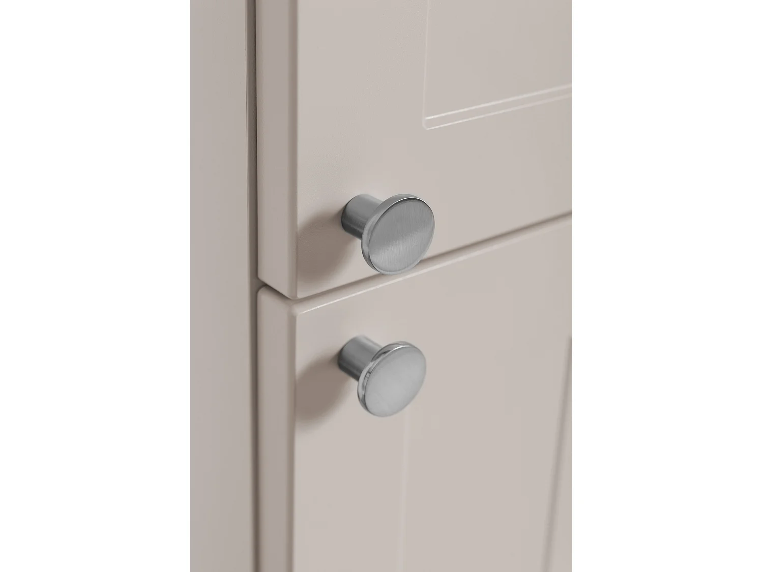 Meuble de salle de bain en cachemire de style classique 35 x 136 x 27 cm, poignée argentée