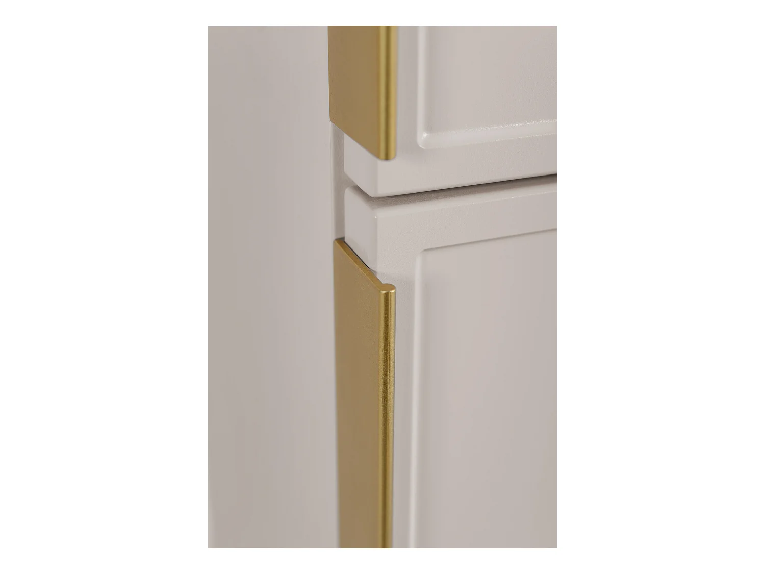 Szafka łazienkowa kaszmir 27 x 35 x 136 cm uchwyty złote