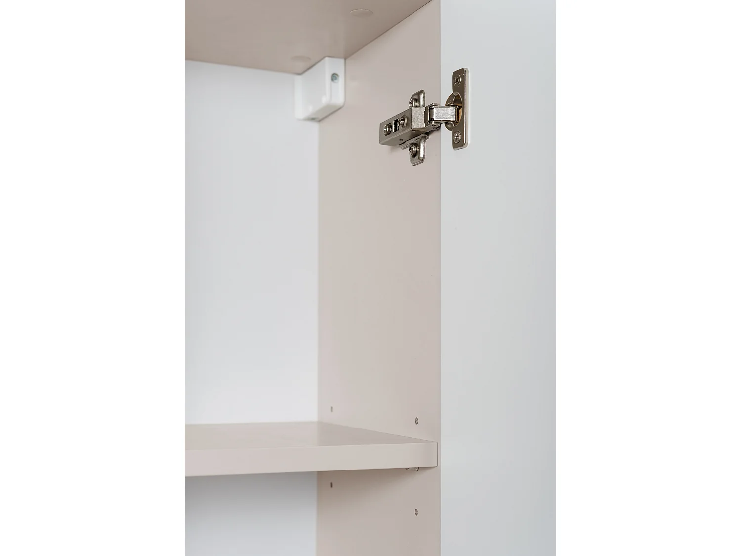 Meuble de salle de bain, Cachemire, poignée dorée, 35 x 136 x 27 cm