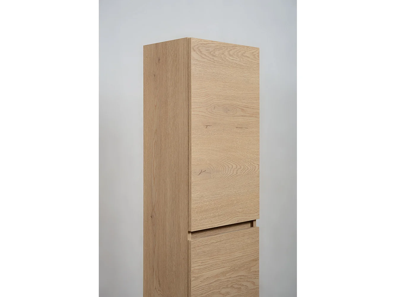 Meuble de salle de bain, Couleur : Chêne Clair, 35 x 136 x 27 cm