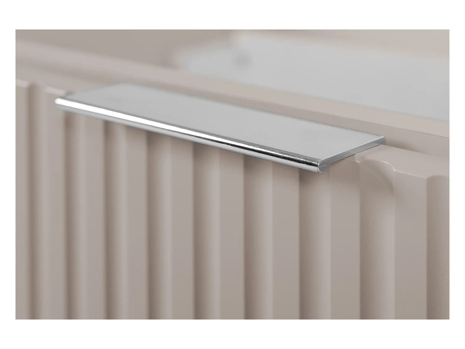 Meuble vasque, Cachemire + poignée argentée, 60 x 57 x 46 cm