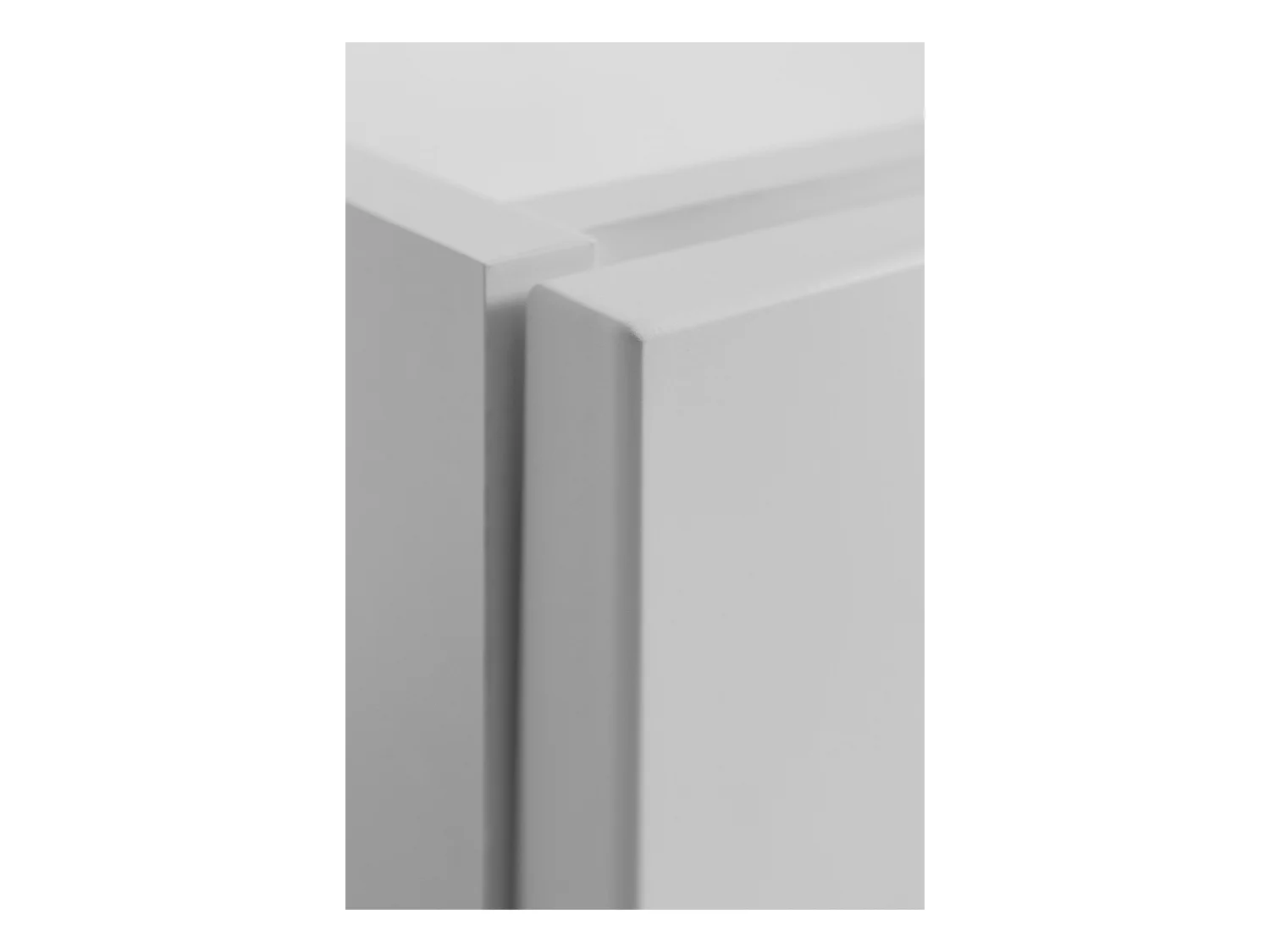 Meuble sous lavabo de style classique, blanc, 120 (2 x 60) x 57 x 46 cm