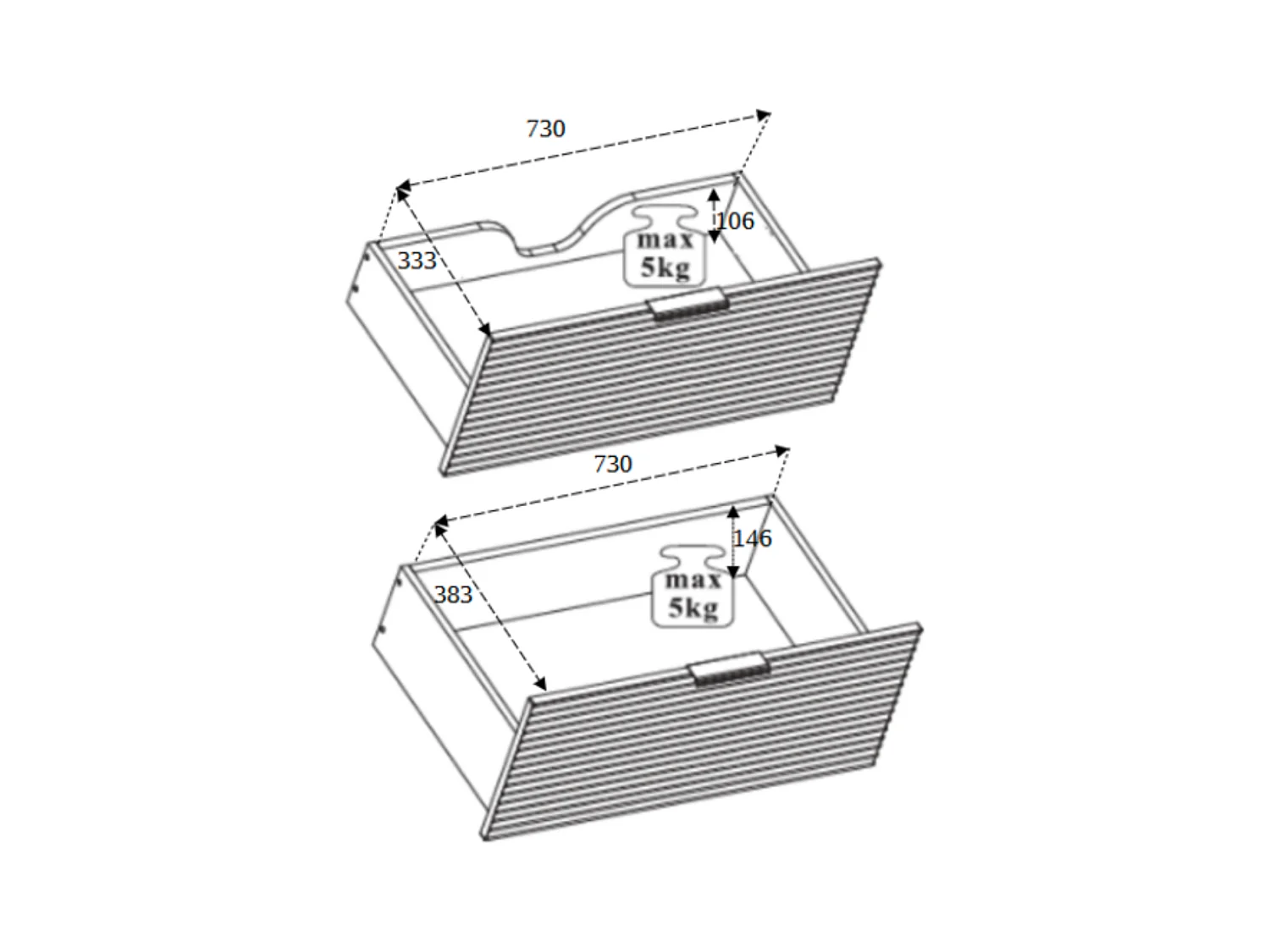 Meuble de salle de bain, Noir Mat, 80 x 57 x 46 cm