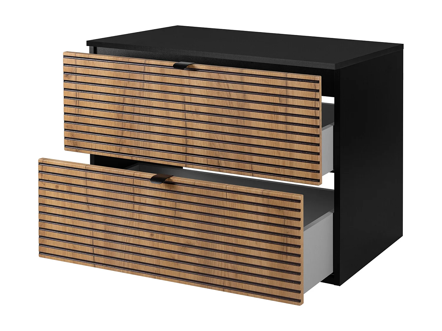 Badezimmermöbel, Mattschwarz, 80 x 57 x 46 cm