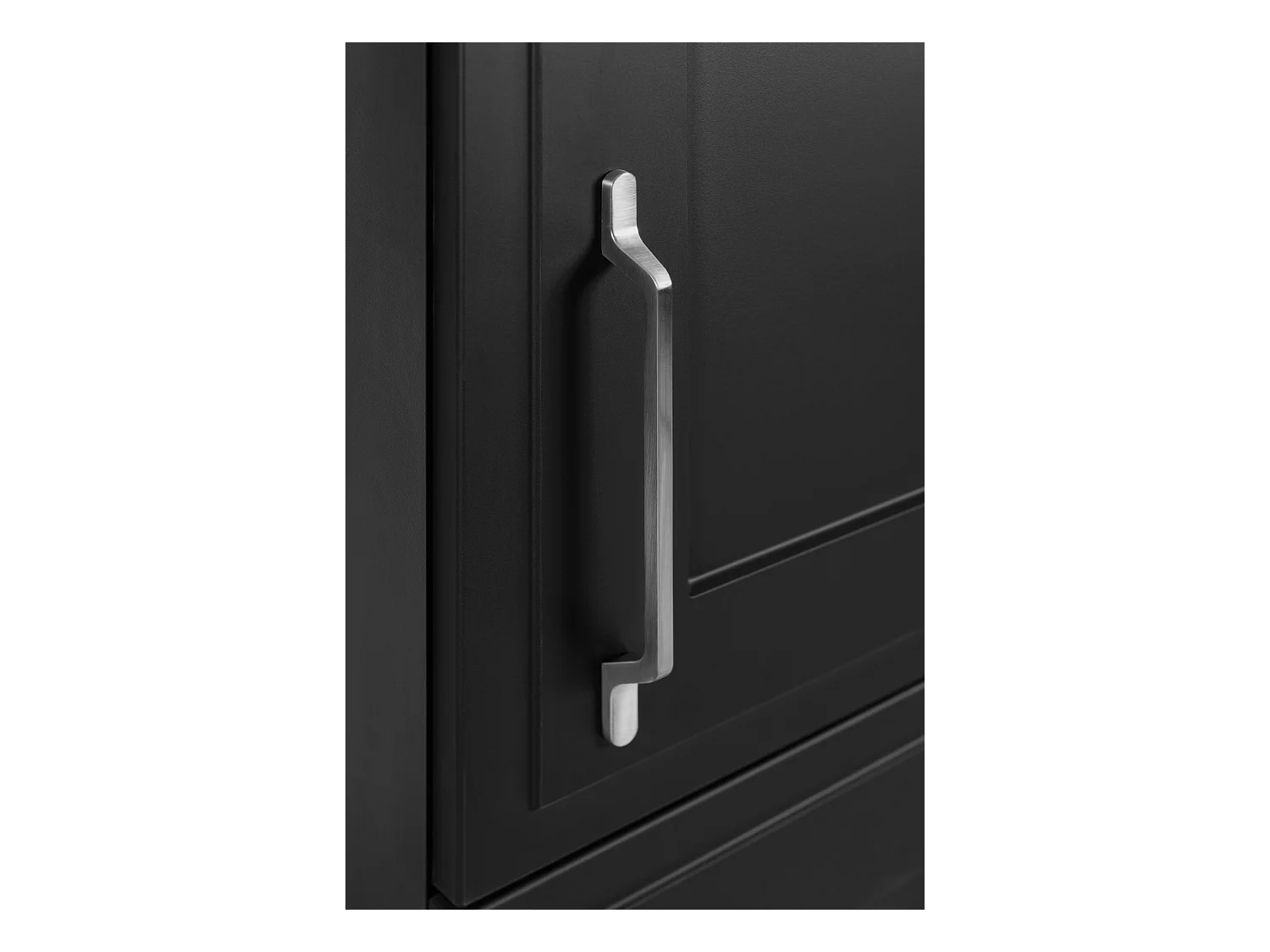 Meuble sous lavabo de style classique, noir, 60 x 57 x 46 cm