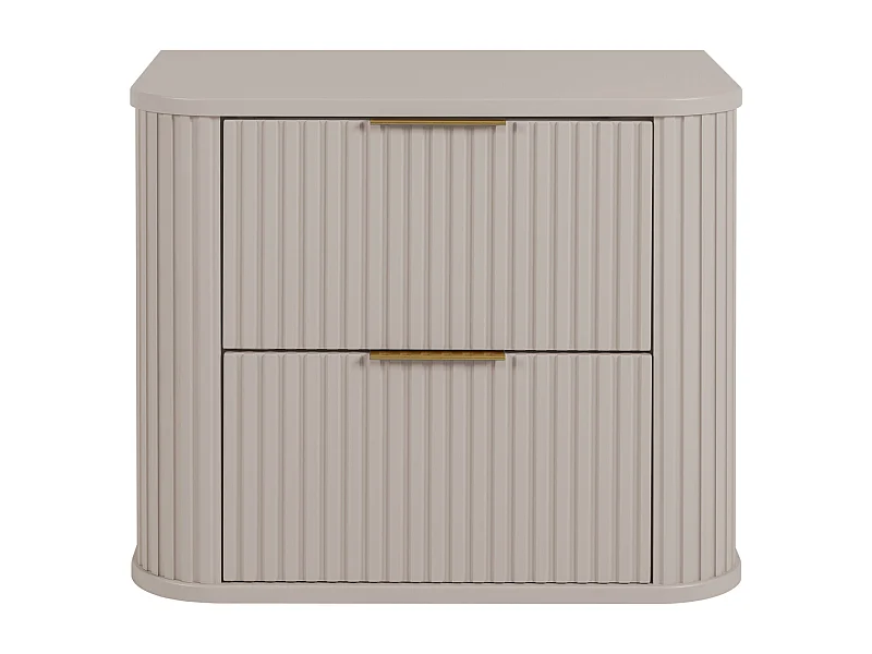 BADEZIMMERSCHRANK, Kaschmir, 41,5 x 60 x 51,7 cm, Goldene Griffe