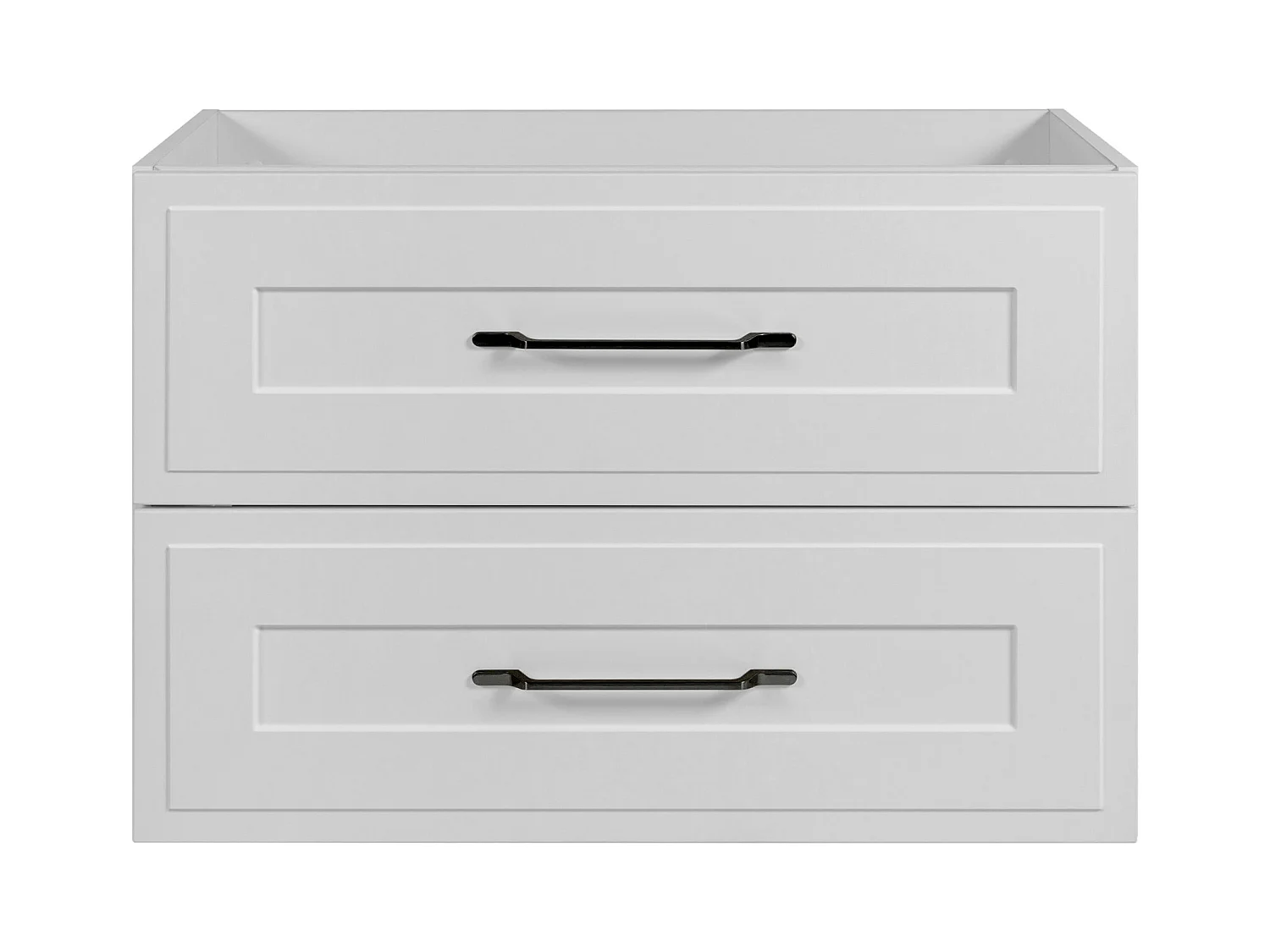 Szafka podumywalkowa w stylu klasycznym, biała, 80 x 57 x 46 cm