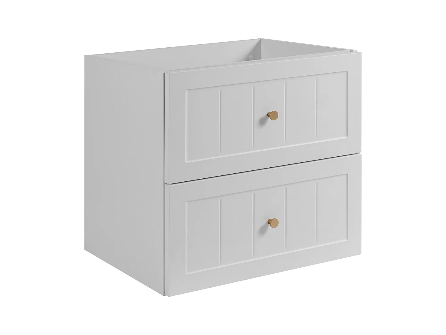 Wastafelmeubel in klassieke stijl, wit, 60 x 57 x 46 cm