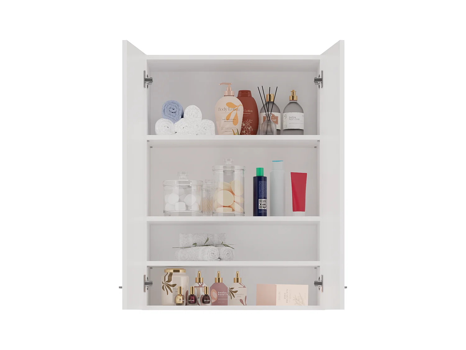 Armoire pour machine à laver, 30 x 64 x 90 cm, Blanc Mat