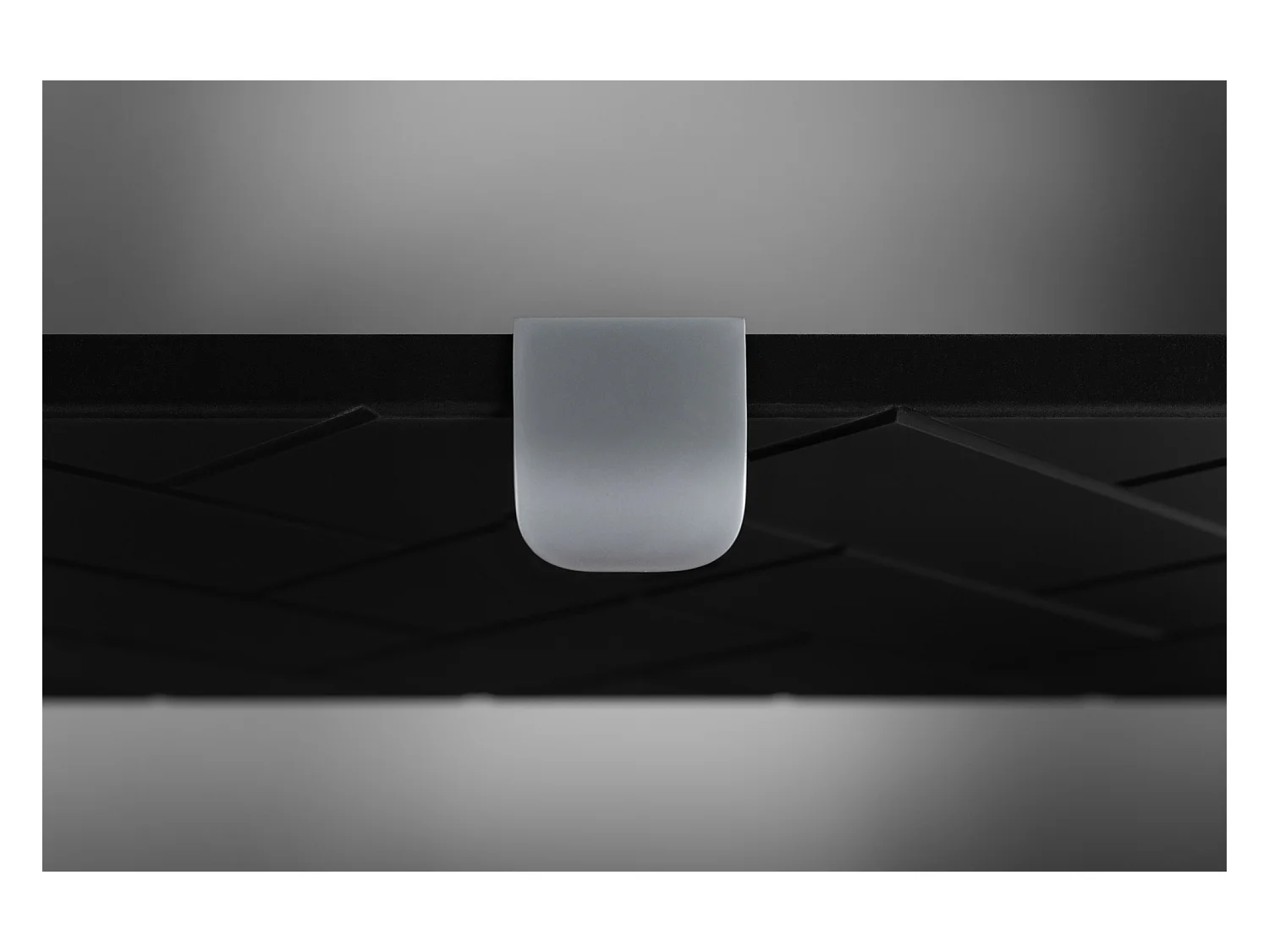 Meuble de salle de bain, Noir Mat, 120 x 57 x 46 cm, poignées argentées