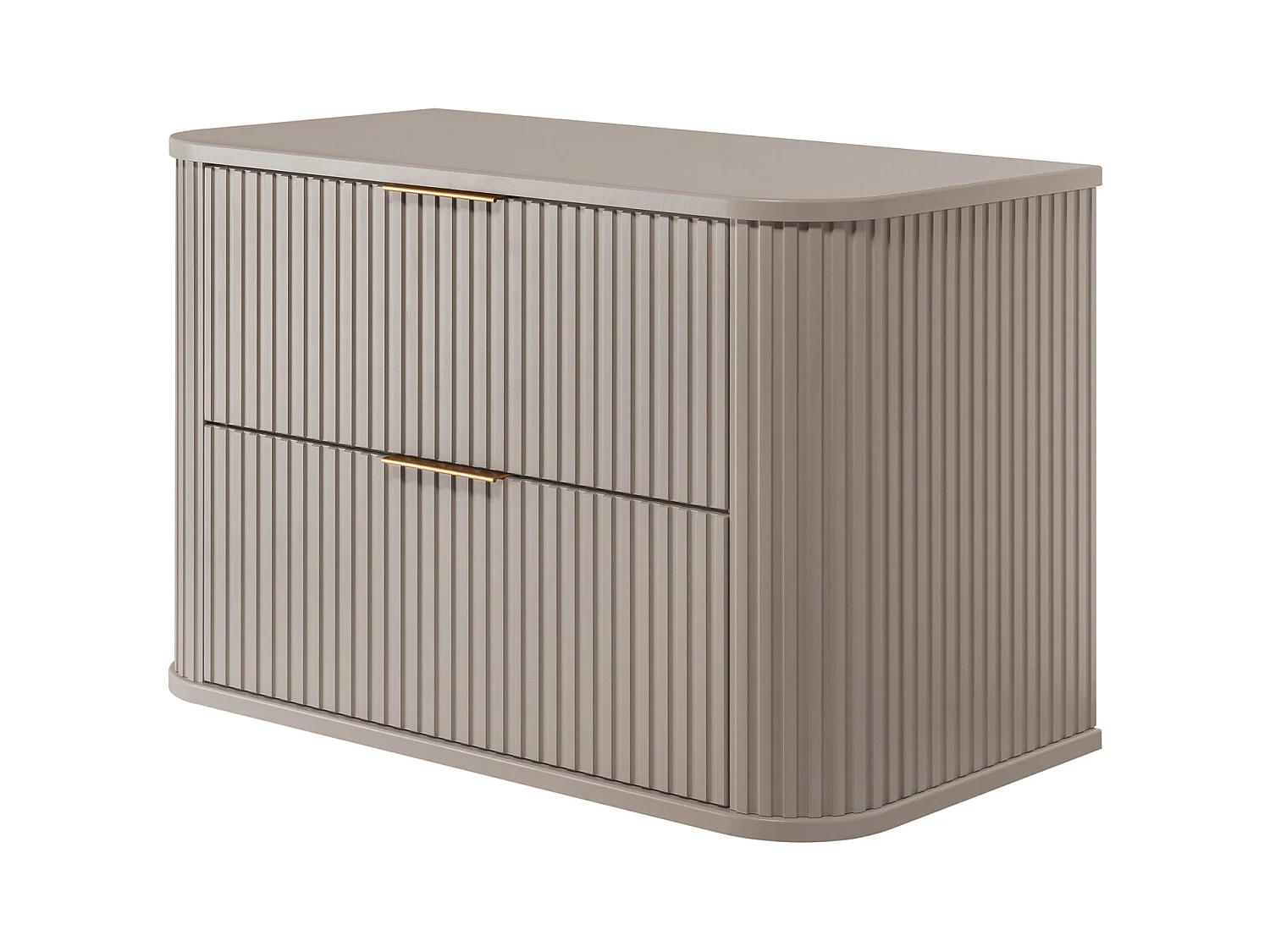 Meuble de salle de bain, cachemire avec poignée dorée, 80,4 x 51,7 x 41,5 cm