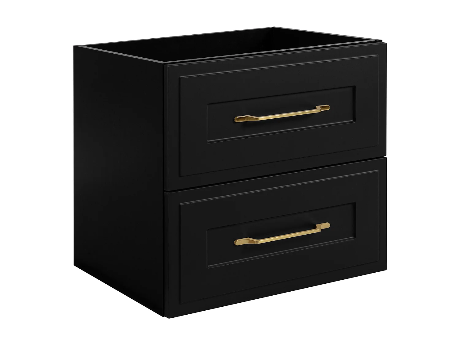 Móvel lavatório estilo clássico, preto, 60 x 57 x 46 cm