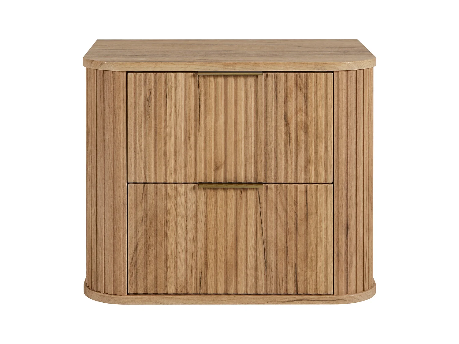 Meuble de salle de bain, Chêne Craft, poignée dorée, 41,5 x 60 x 51,7 cm