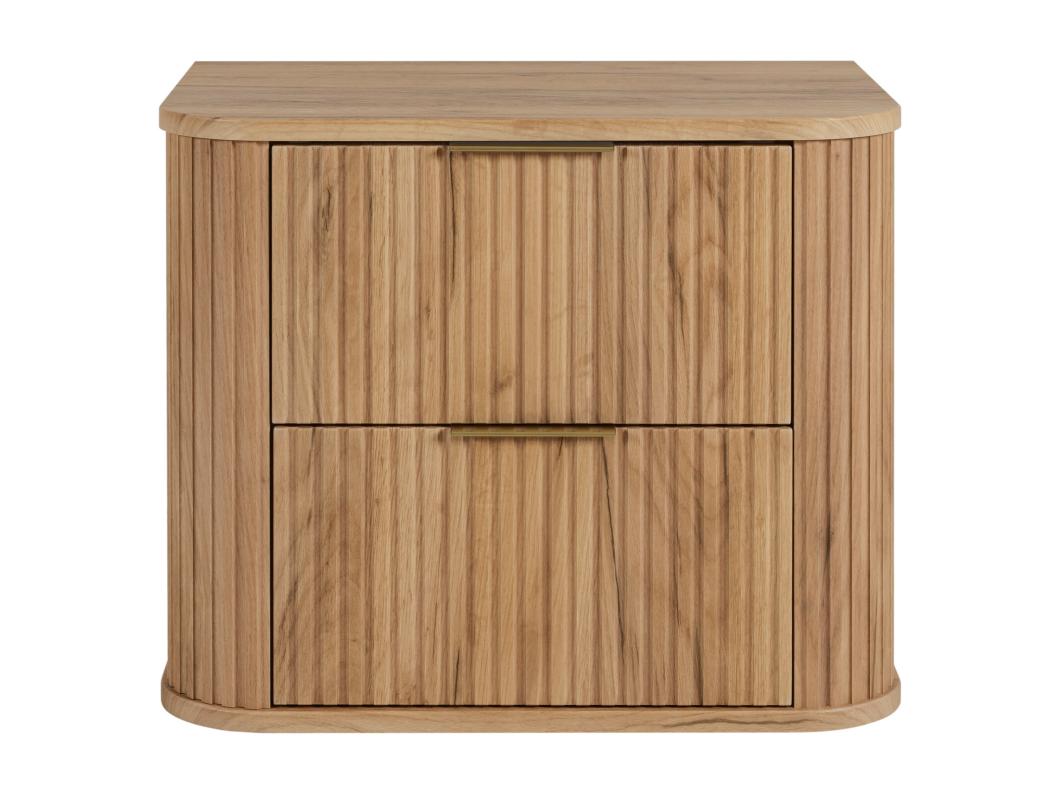 Badkamerkast, Craft Oak, gouden handgreep, 41,5 x 60 x 51,7 cm