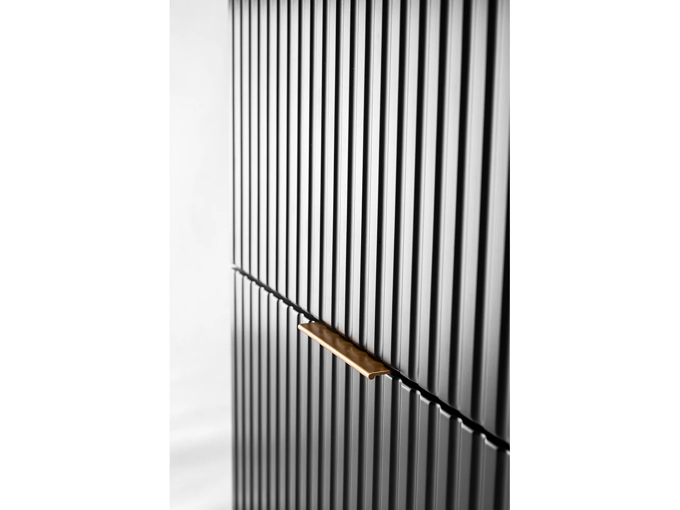 Mobile lavabo, Nero / Rovere Craft + maniglia dorata, 120 (2 x 60 cm) x 77 x 46 cm + Piano, piedi neri