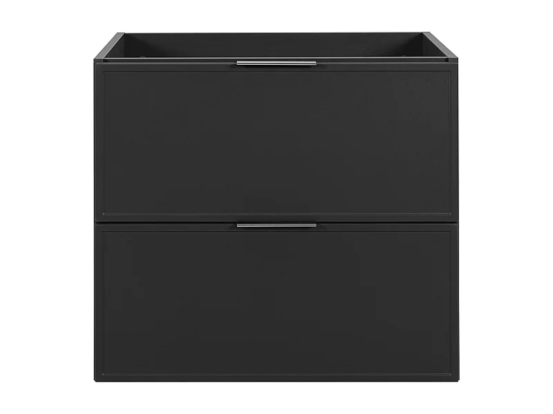 Szafka łazienkowa, ciemnoszary, srebrny uchwyt, 46 x 60 x 57 cm