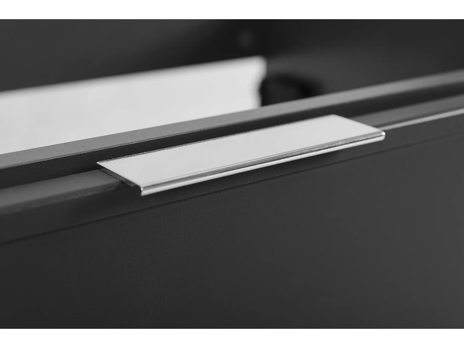 Badkamermeubel, Donkergrijs, zilveren handvat, 46 x 60 x 57 cm