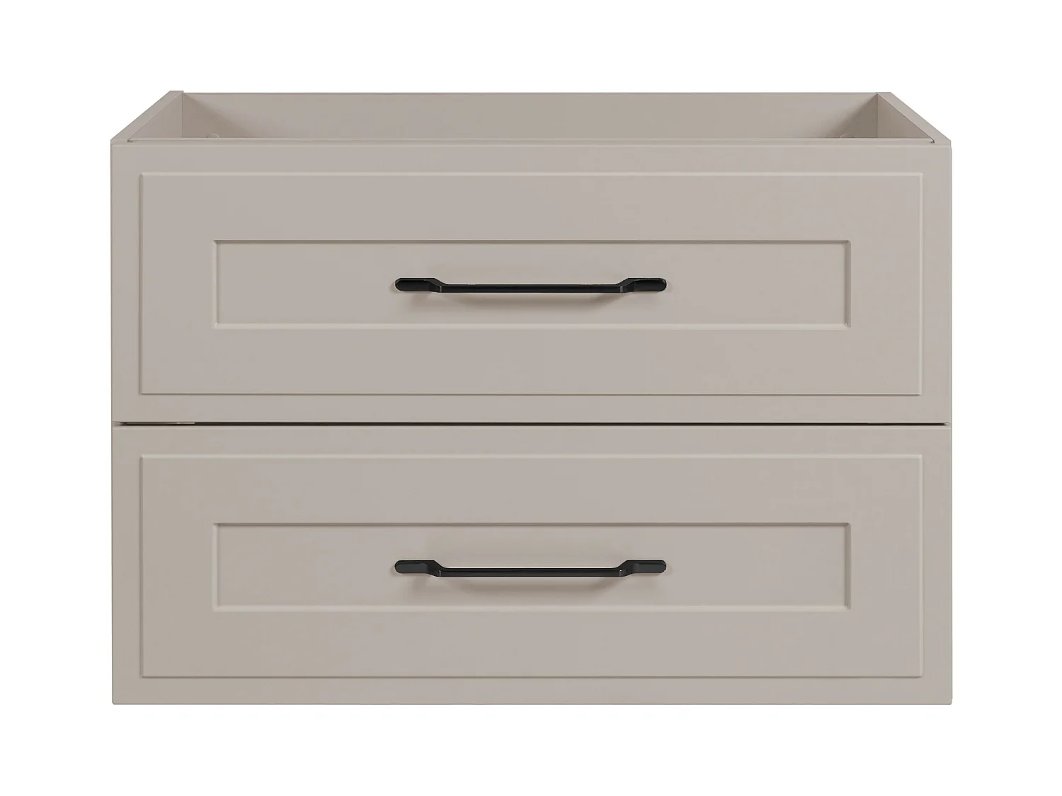 Meuble sous lavabo de style classique, cachemire, 80 x 57 x 46 cm