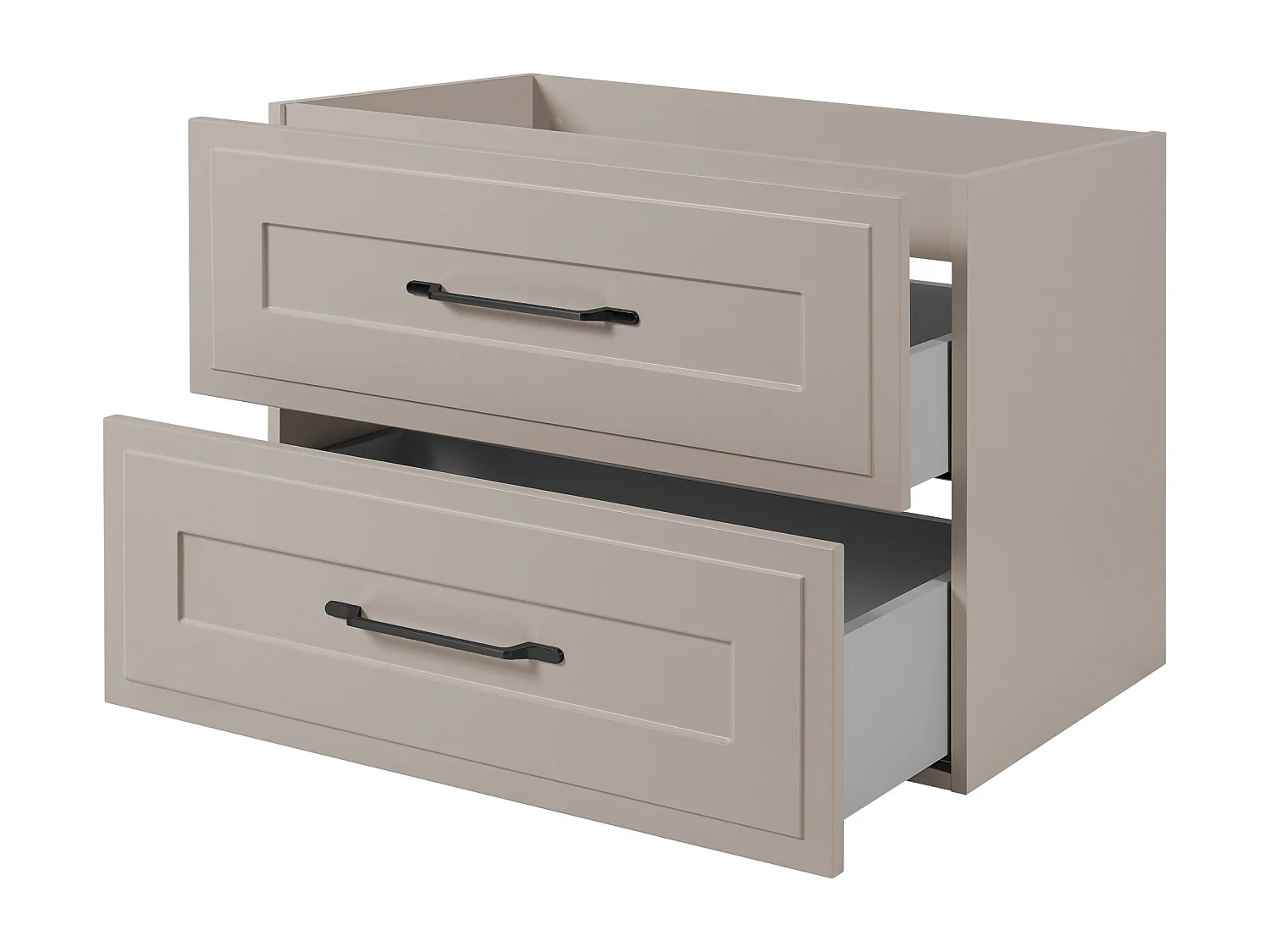 Mueble bajo lavabo de estilo clásico, cachemira, 80 x 57 x 46 cm