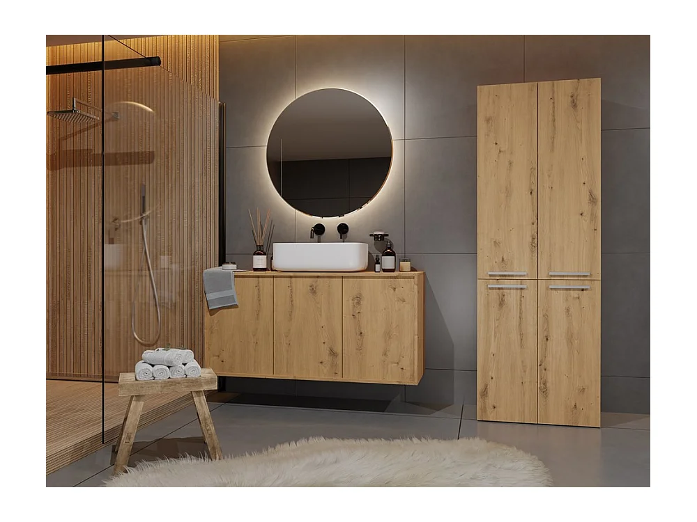 Badezimmermöbel, 174 x 30 x 60 cm, Artisan Oak