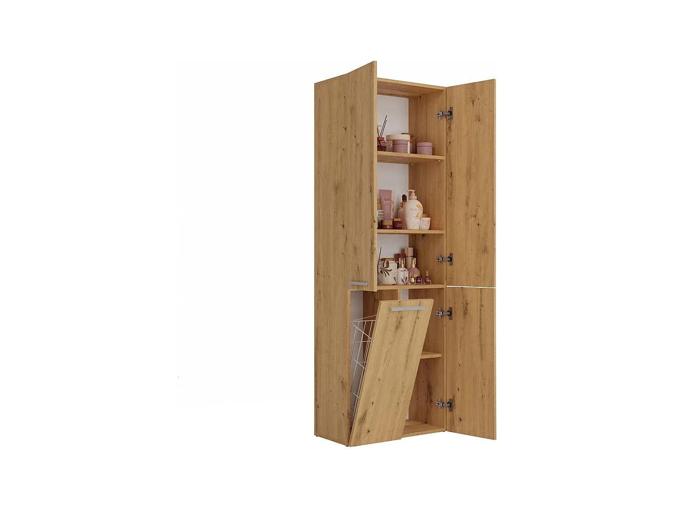 Badezimmermöbel, 174 x 30 x 60 cm, Artisan Oak