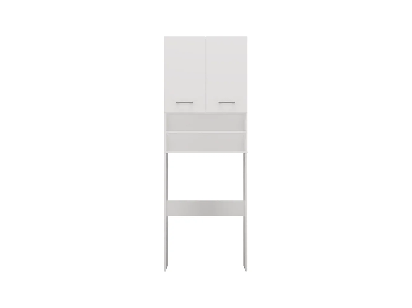 Armoire pour machine à laver, 30 x 64 x 180 cm, Blanc Mat