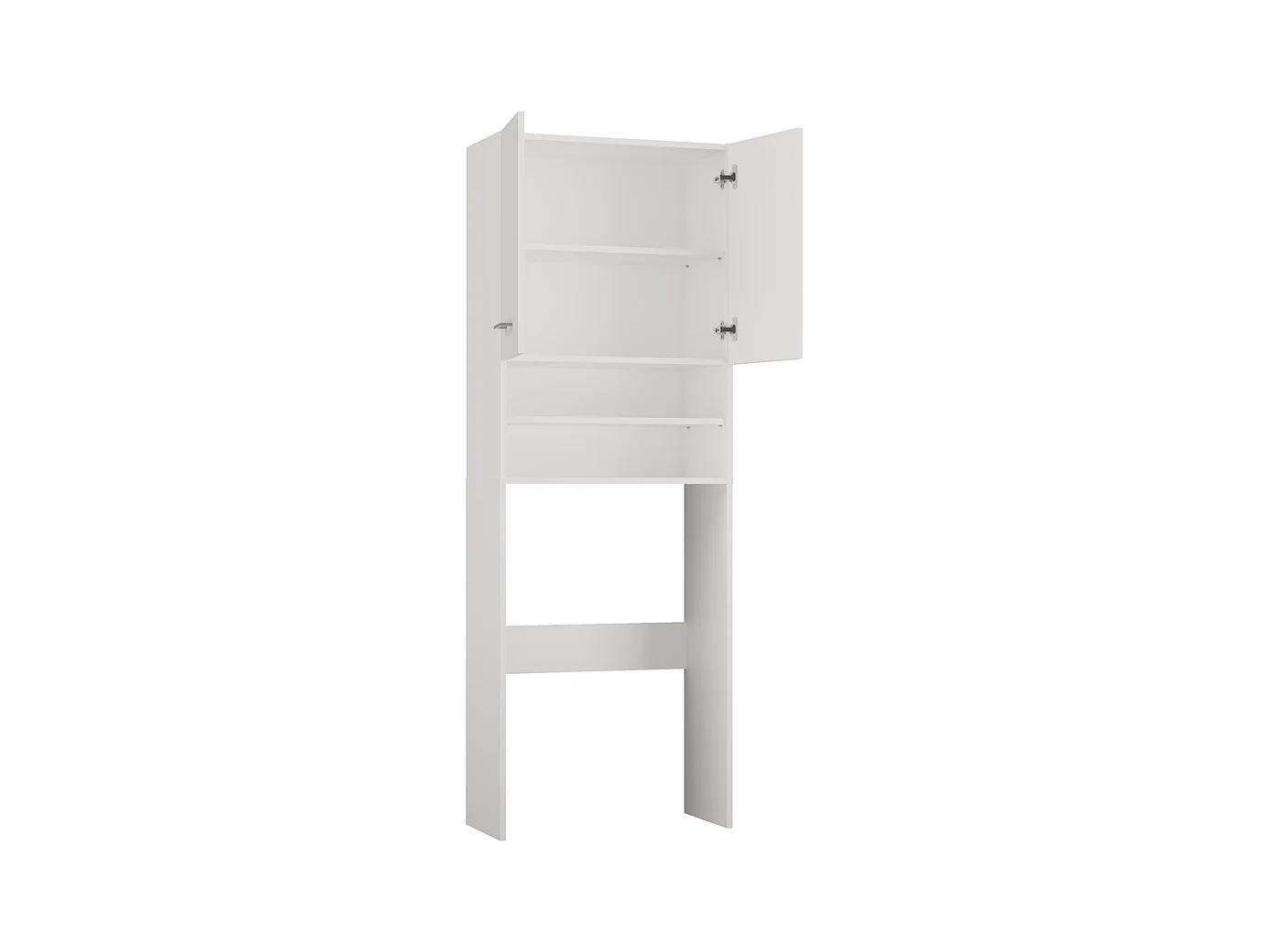 Armoire pour machine à laver, 30 x 64 x 180 cm, Blanc Mat