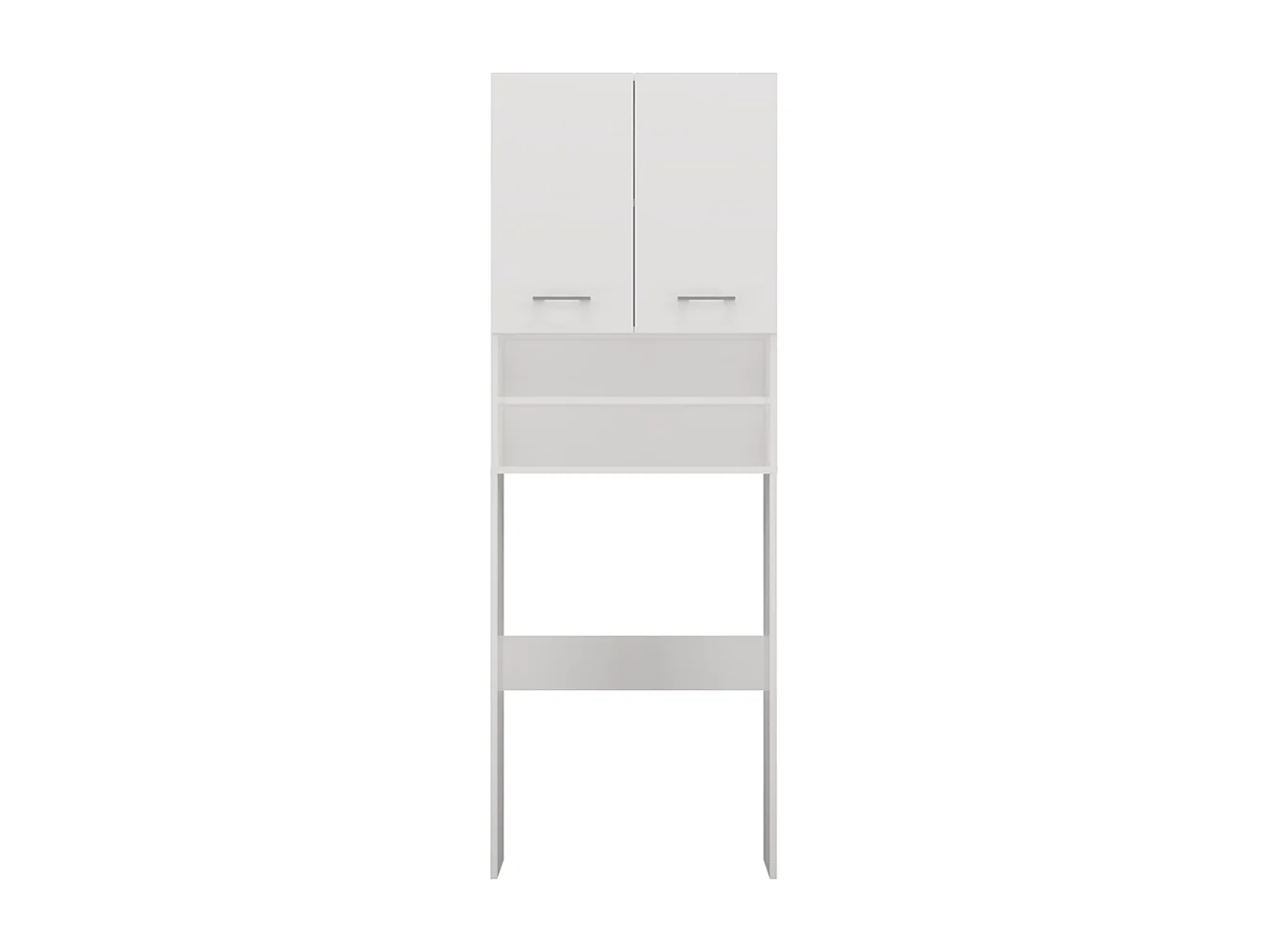 Armoire pour machine à laver, 30 x 64 x 180 cm, Blanc Mat
