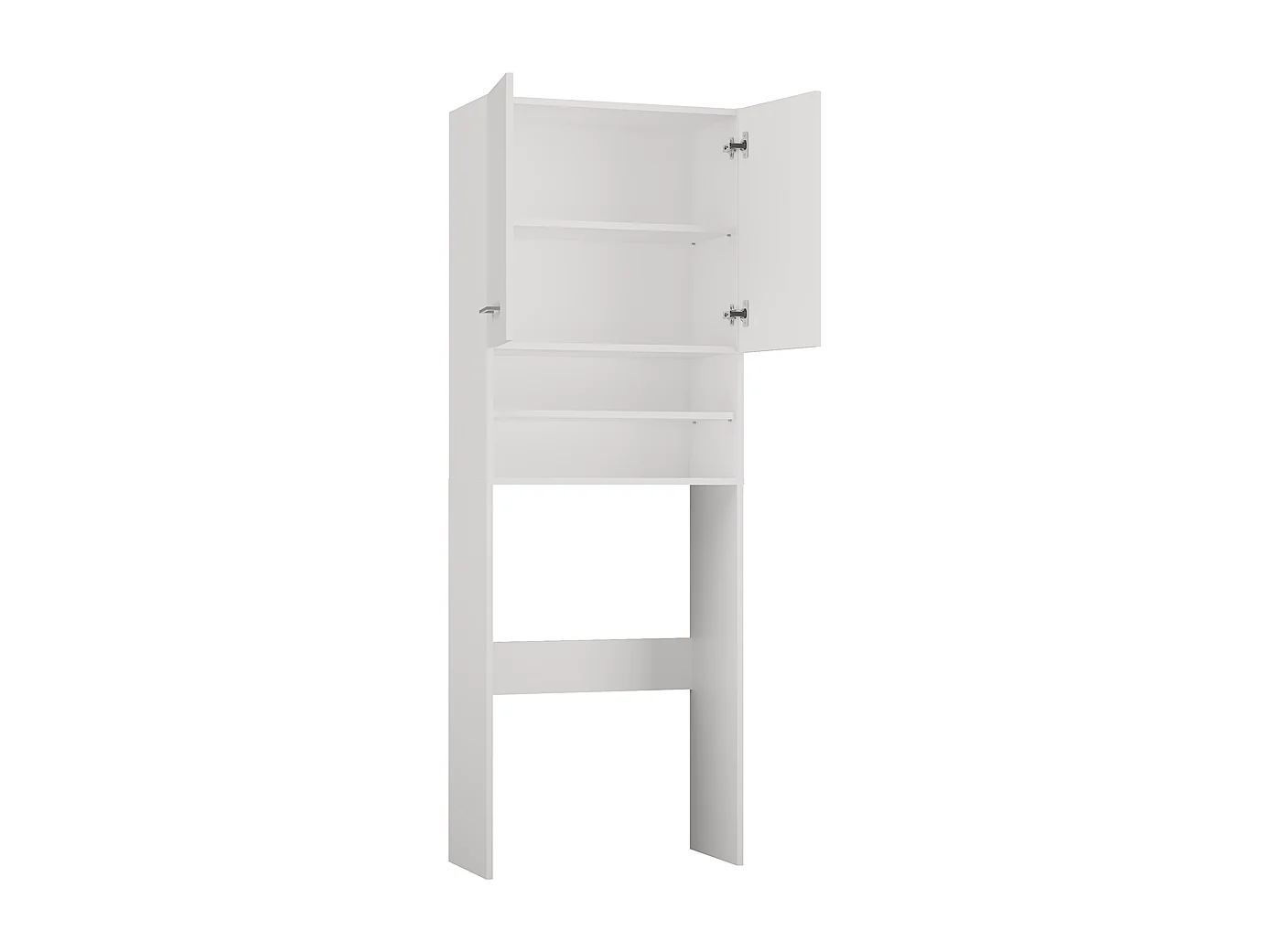 Armoire pour machine à laver, 30 x 64 x 180 cm, Blanc Mat