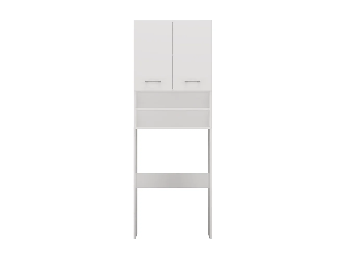 Armoire pour machine à laver, 30 x 64 x 180 cm, Blanc Mat