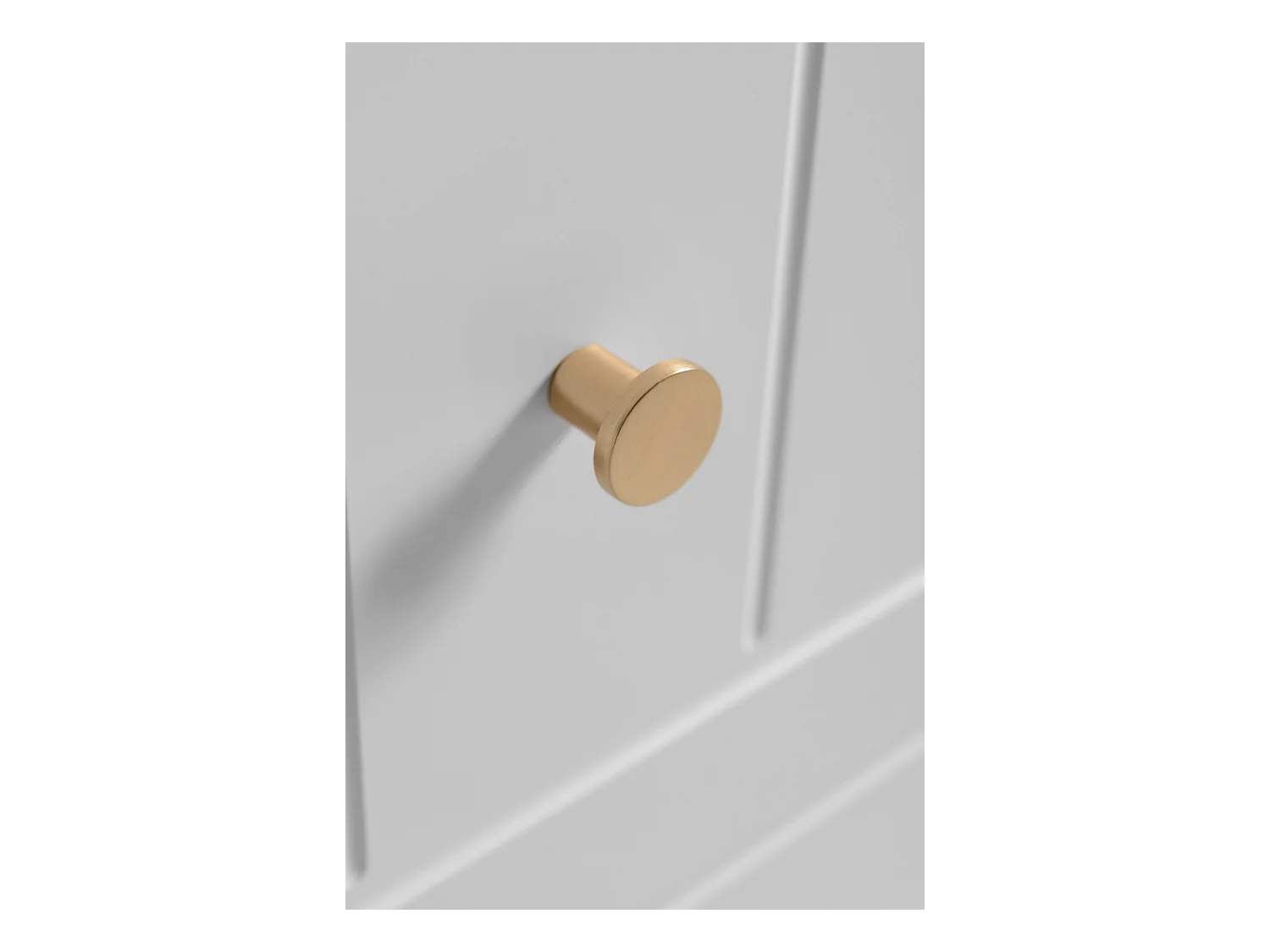 Meuble sous lavabo de style classique, blanc, 120 (2 x 60) x 57 x 46 cm