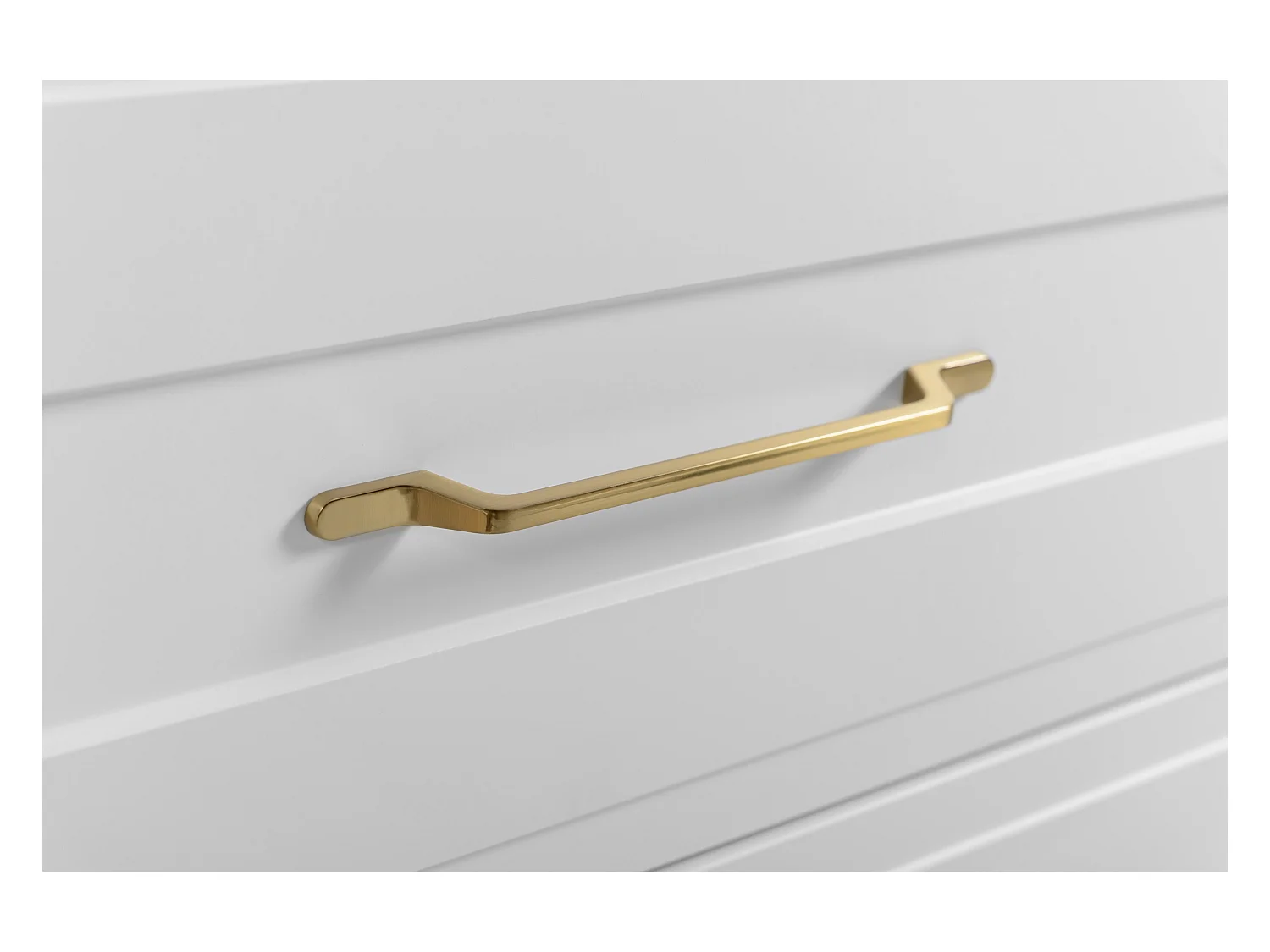 Meuble sous lavabo de style classique, blanc, 120 (2 x 60) x 57 x 46 cm