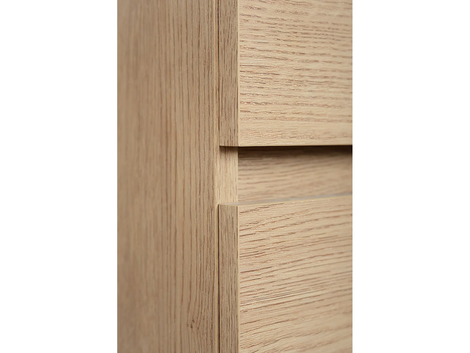 Meuble de salle de bain 140 cm (2 X 60 + 20) avec plan de travail supérieur + pieds meuble, Couleur : Chêne Clair, 140 x 77 x 46 cm