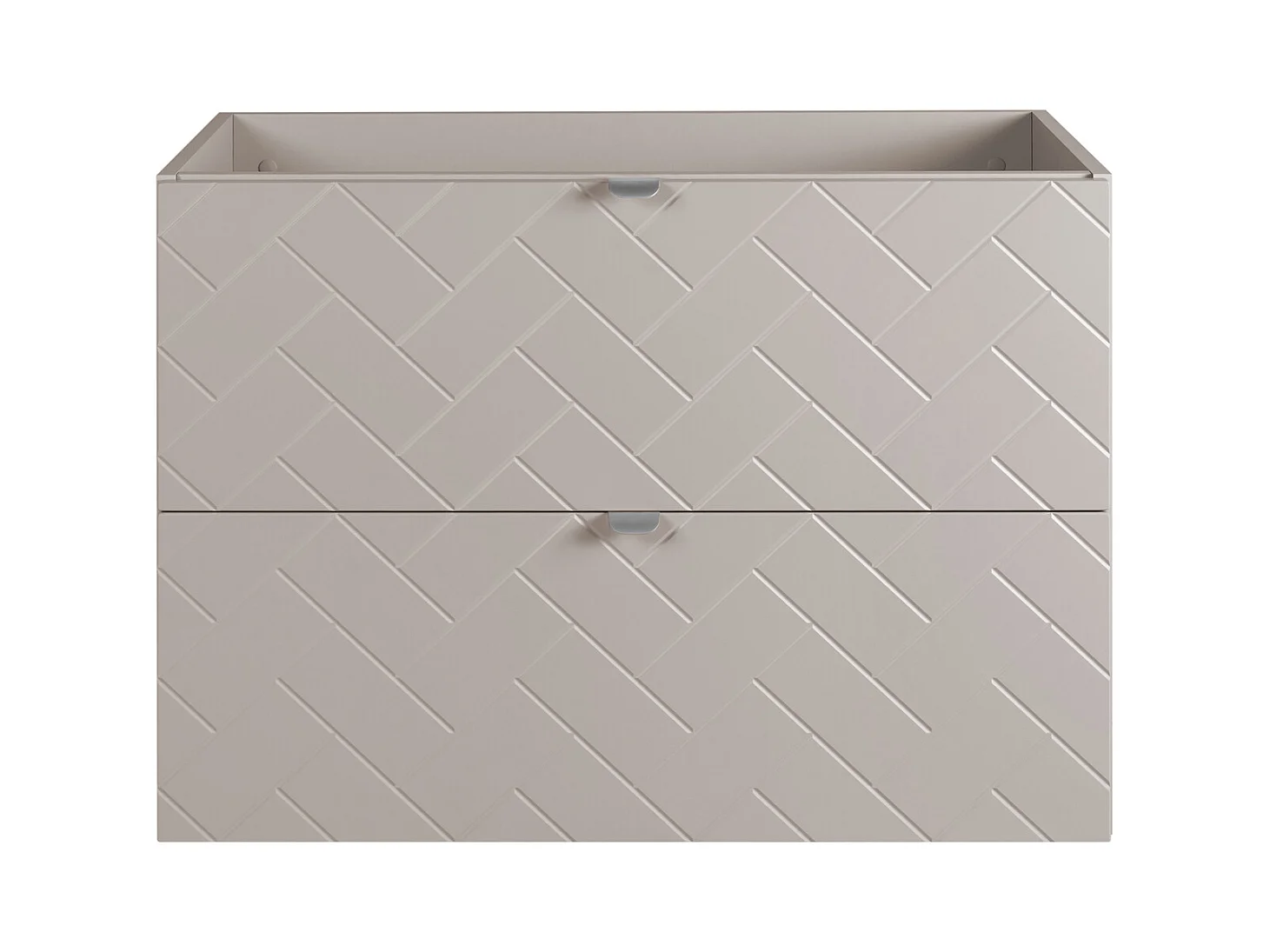 Mobile da bagno, Cashmere, 80 x 57 x 46 cm, maniglie argento