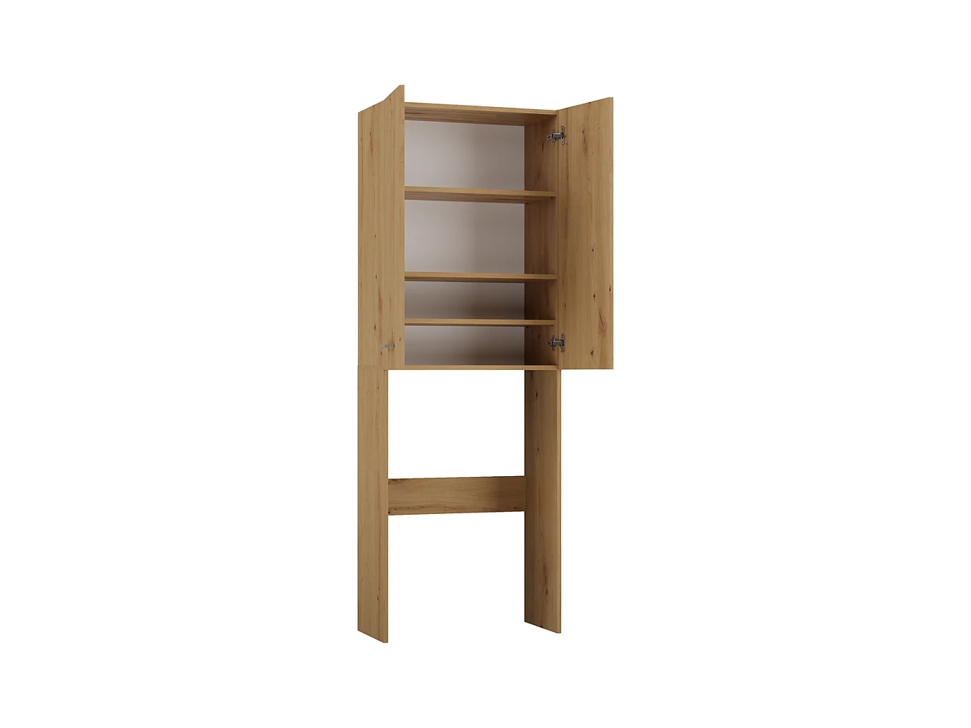 Armoire pour machine à laver, 30 x 64 x 180 cm, Chêne Artisan