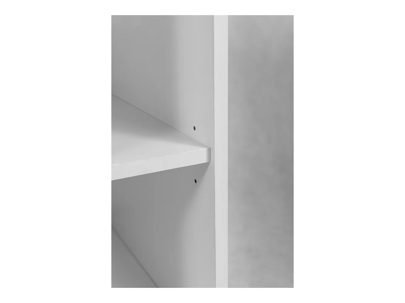 Badezimmerregal, Mattweiß, 20 x 60,7 x 44,4 cm