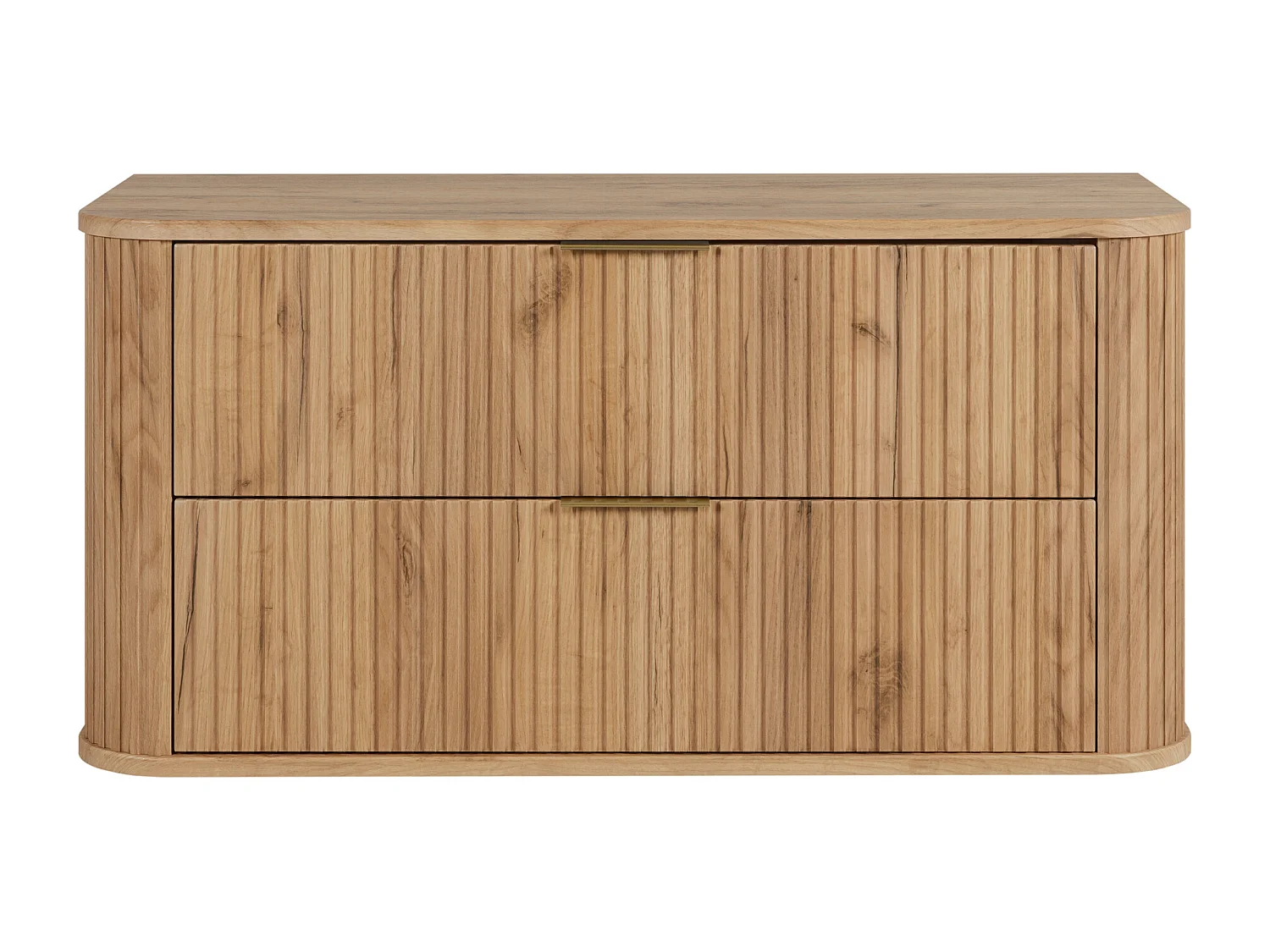 Badkamerkast, Craft Eik, gouden handgreep, 41,5 x 100 x 51,7 cm