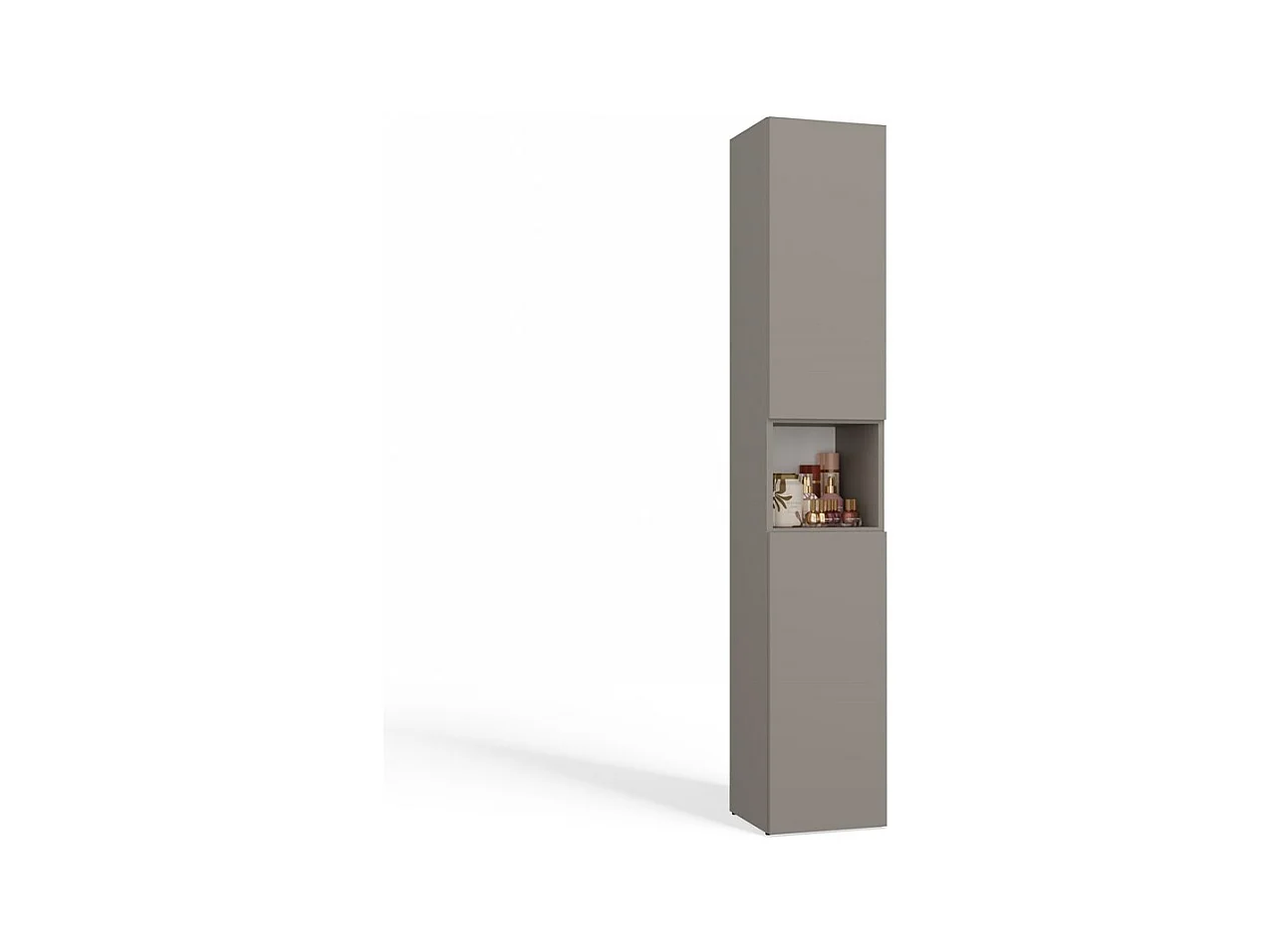 Badkamermeubel met wasmand, Clay, 174 x 31 x 30cm