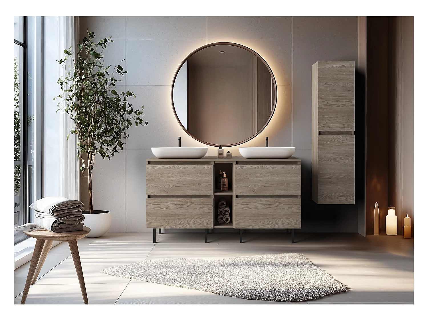 Badezimmermöbel 140 cm (2