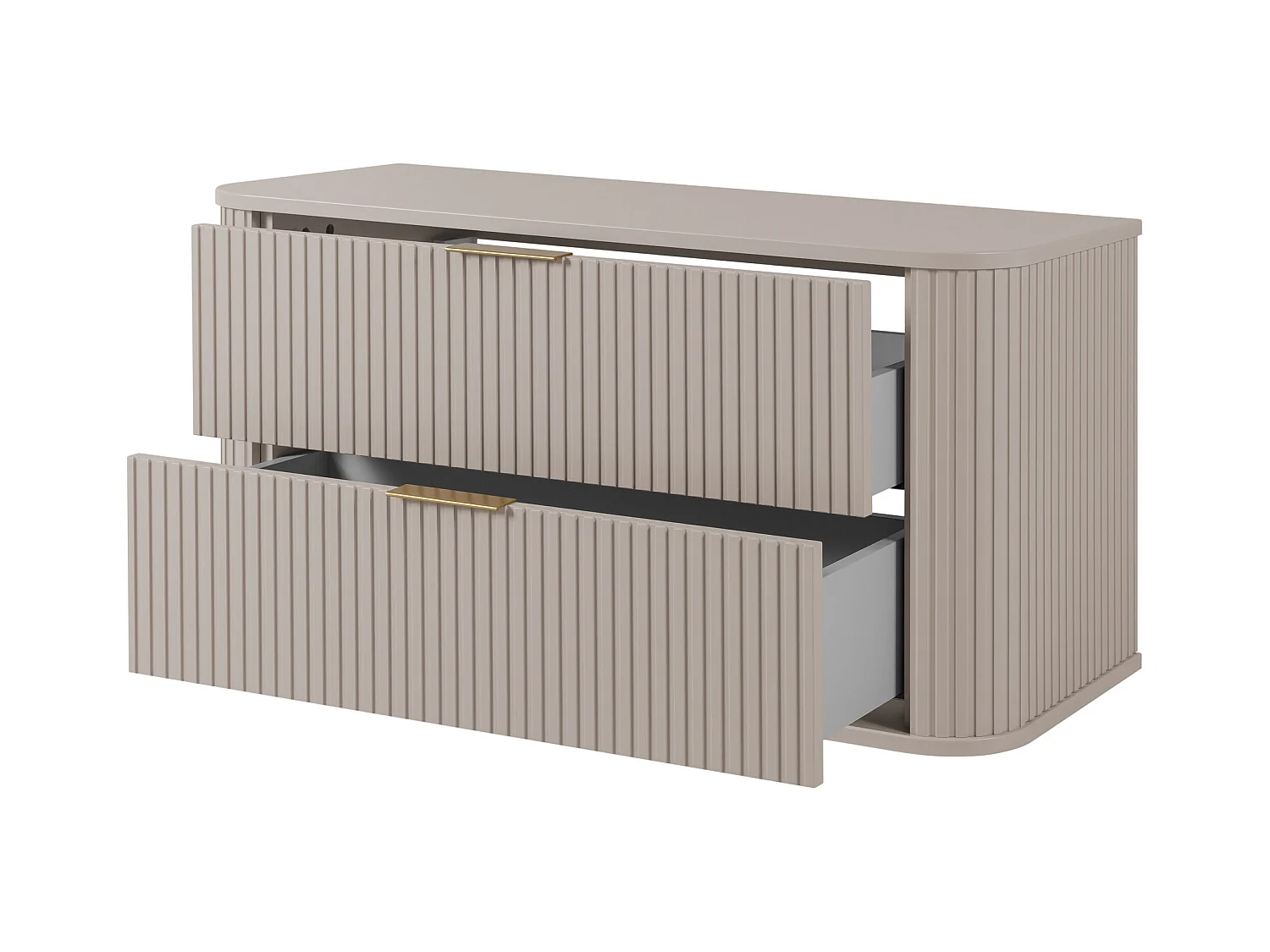 Mobile da bagno, Cashmere, maniglia oro, 41,5 x 100 x 51,7 cm