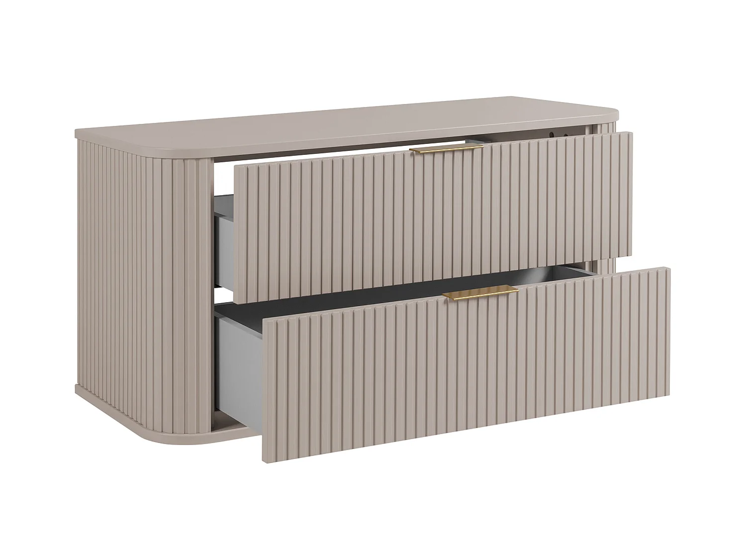 Mobile da bagno, Cashmere, maniglia oro, 41,5 x 100 x 51,7 cm