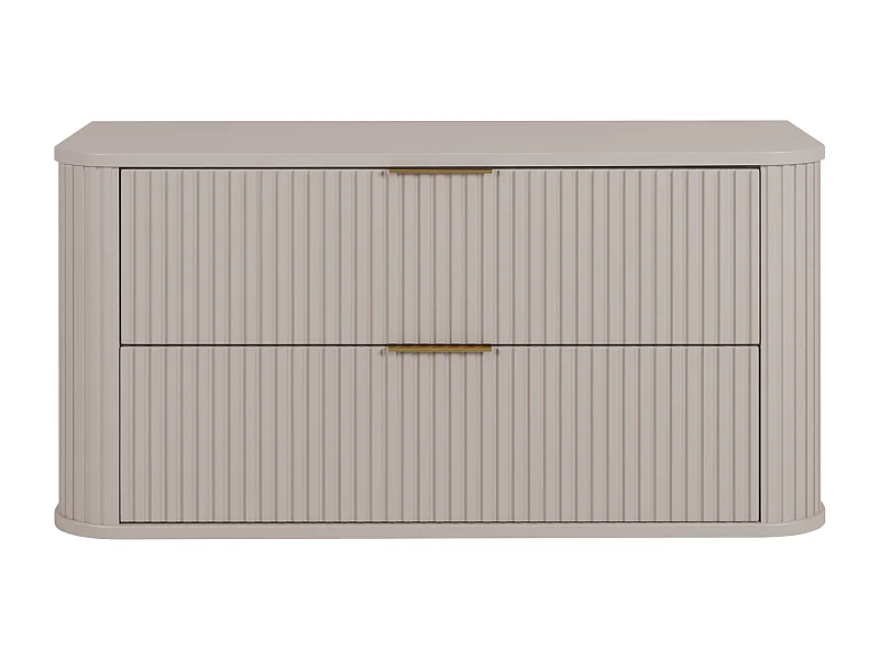 Szafka łazienkowa, Kaszmir, uchwyt złoty, 41,5 x 100 x 51,7 cm