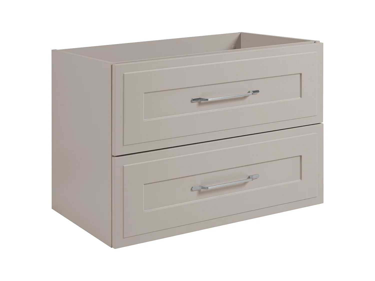 Meuble sous lavabo de style classique, cachemire, 80 x 57 x 46 cm