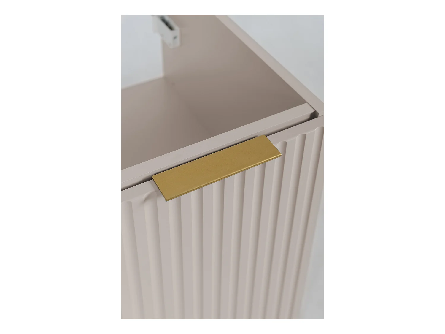 Badezimmermöbel, Kaschmir + Goldgriff, 60 x 57 x 46 cm