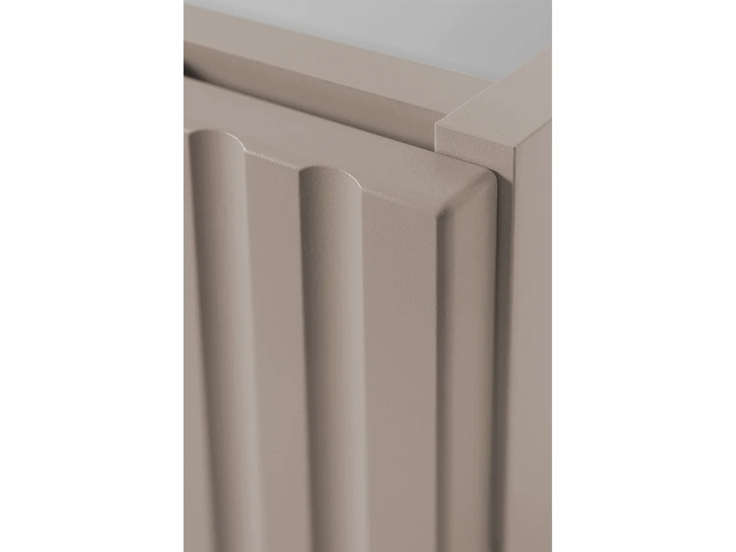 Meuble vasque, Cachemire + poignée dorée, 60 x 57 x 46 cm