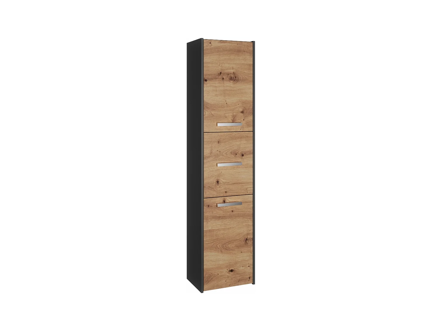 Armoire de salle de bain, Anthracite / Chêne Artisan, 70 x 40 x 30 cm