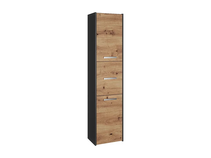 Armoire de salle de bain, Anthracite / Chêne Artisan, 70 x 40 x 30 cm